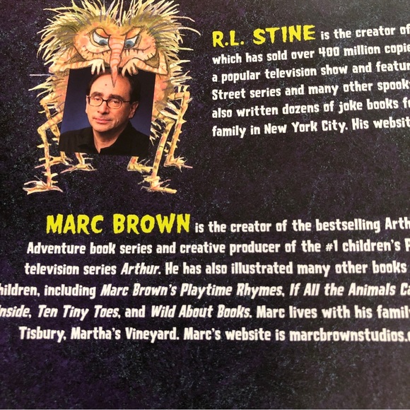 Rare The Little Shop of Monsters by R. L. Stine & Marc Brown 2015 HB Dust Jacket - Picture 10 of 15